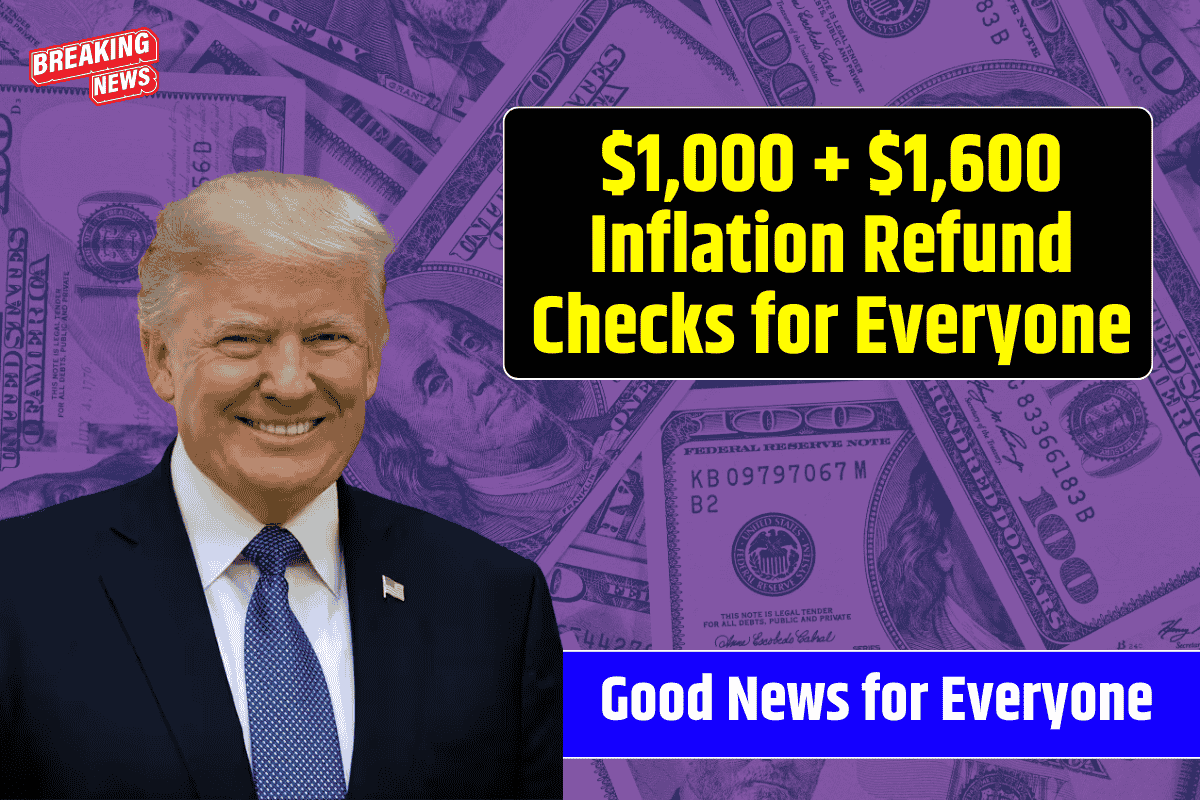 $1,000 + $1,600 Inflation Refund Checks mailed to Everyone ahead of Thanksgiving - Good News